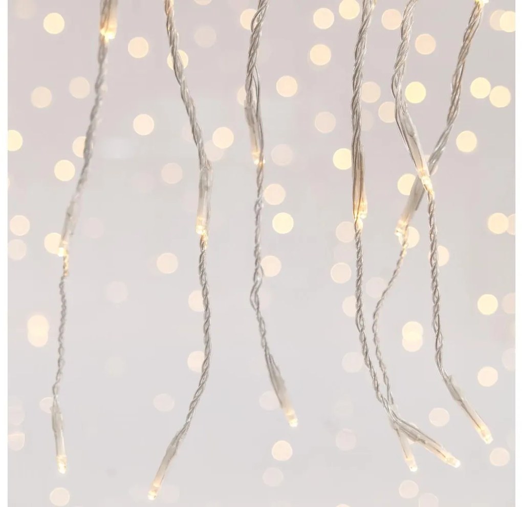 LED Kültéri karácsonyi lánc CURTAIN 360xLED/3,6W/230V 2x2 m IP44 meleg fehér
