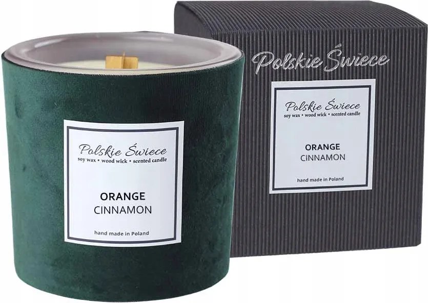 Gyertya Hevy Skin Green Orange Cinnamon Black