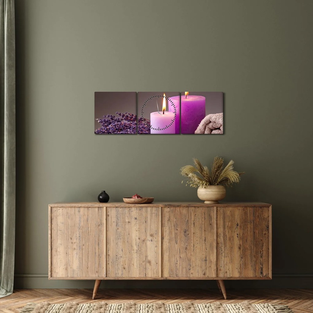 Kép spa dolgokról (órával) (90x30 cm)