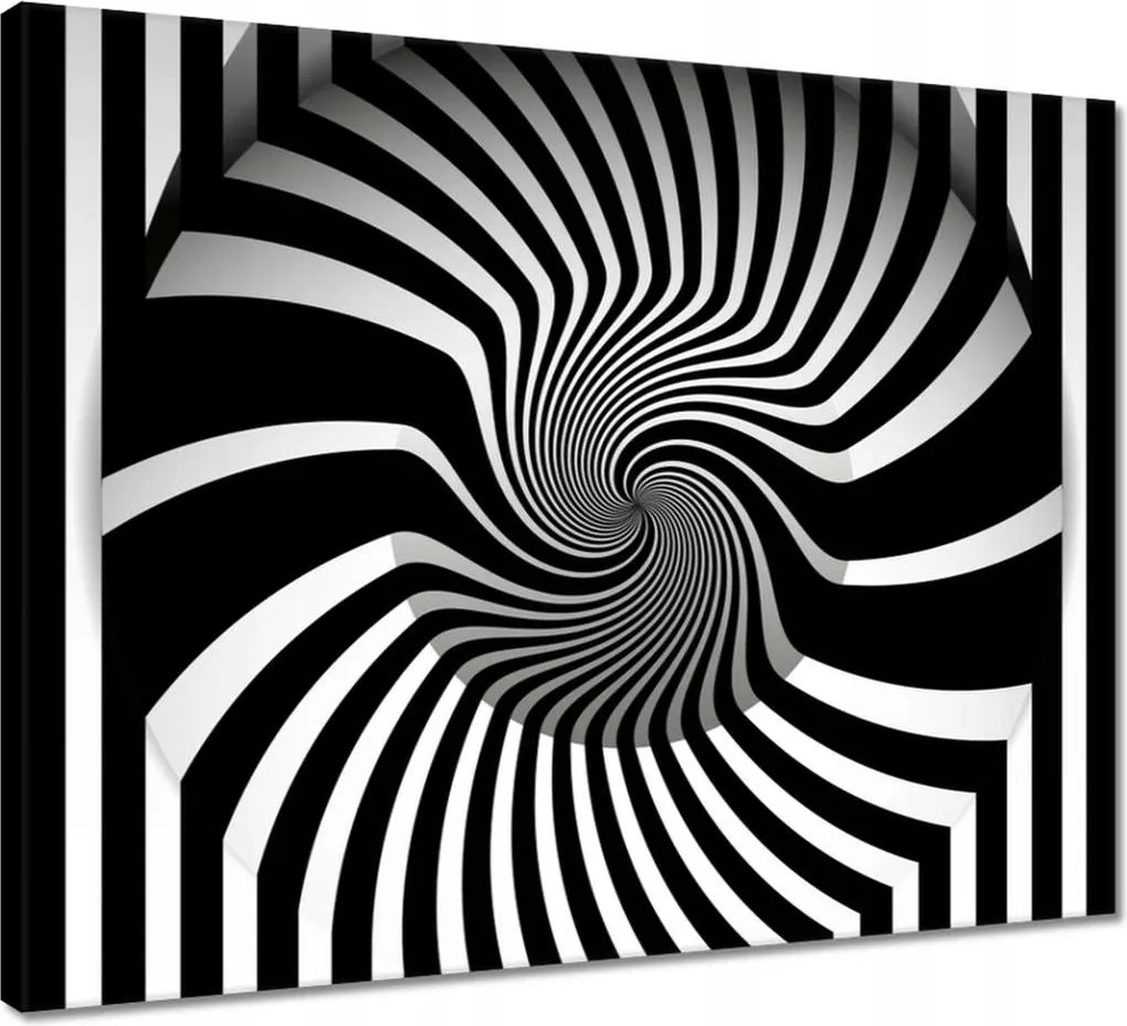 Vászonkép 50x40 Absztrakt fekete-fehér