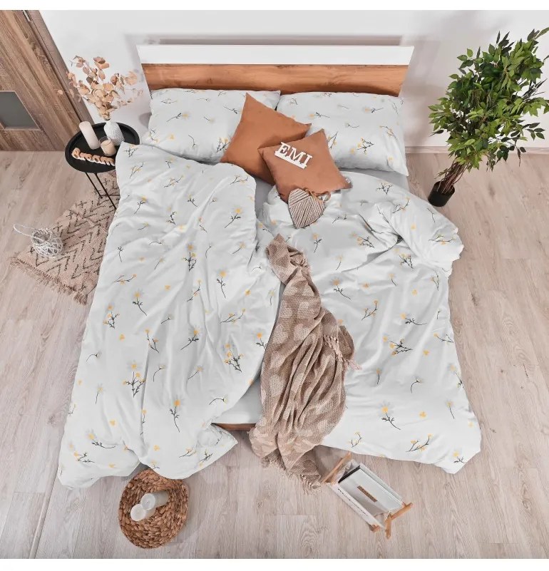 EMI Százszorszép krepp ágyneműhuzat, A standard egyszemélyes ágy szett tartalma: 1x 140x200 + 1x 70x90