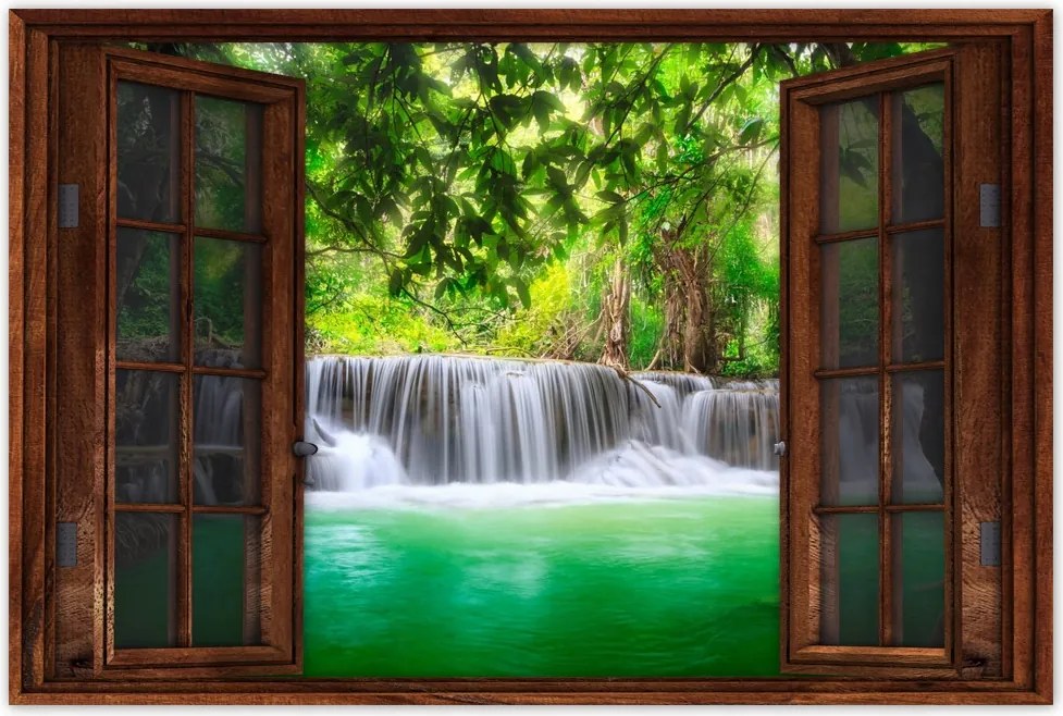 Poszterek 120x80 Vízesés Thaiföldön