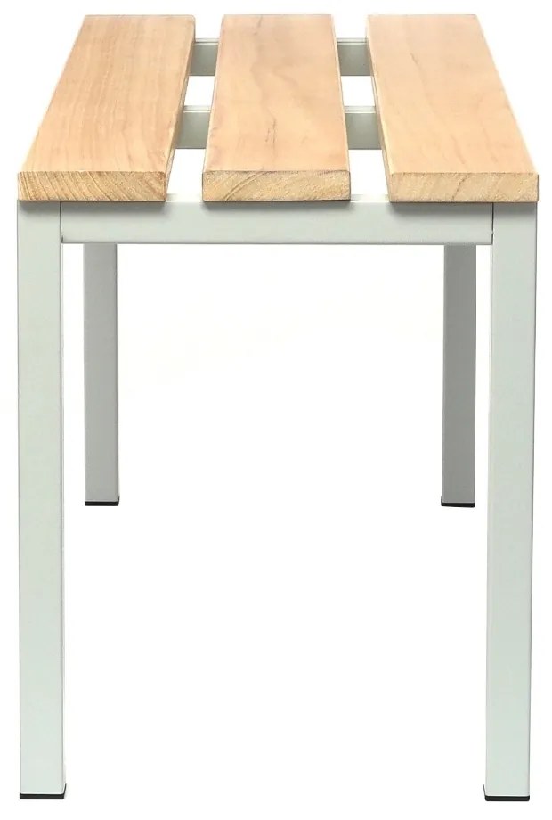 Öltözőpad 200 x 35 x 45 cm, szürke - RAL 7035