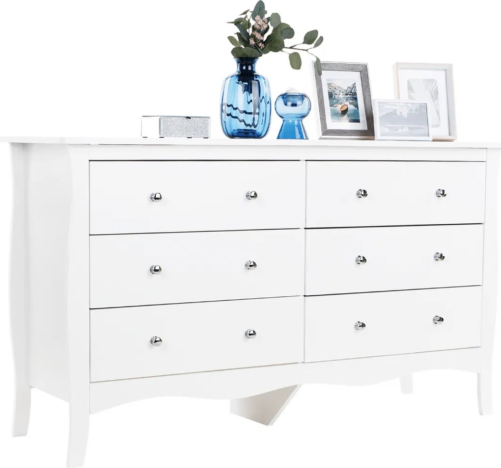 ETKIN komód, fehér