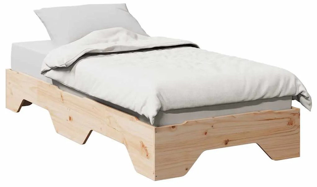 ágy matrac nélkül rakásolható 90x190 cm tömör fa