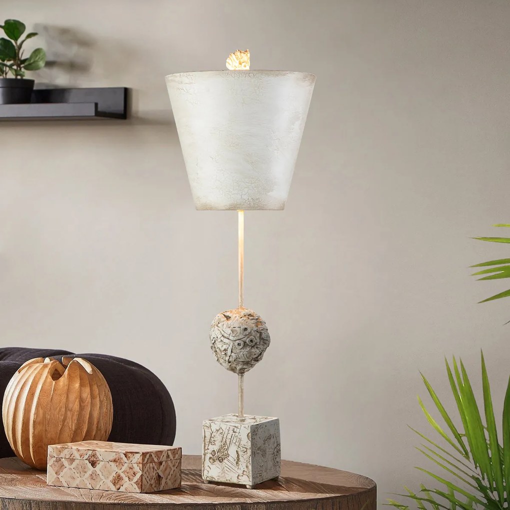 Flambeau vintage asztali lámpa petra antik fehér fehér elsfb-petra-tl