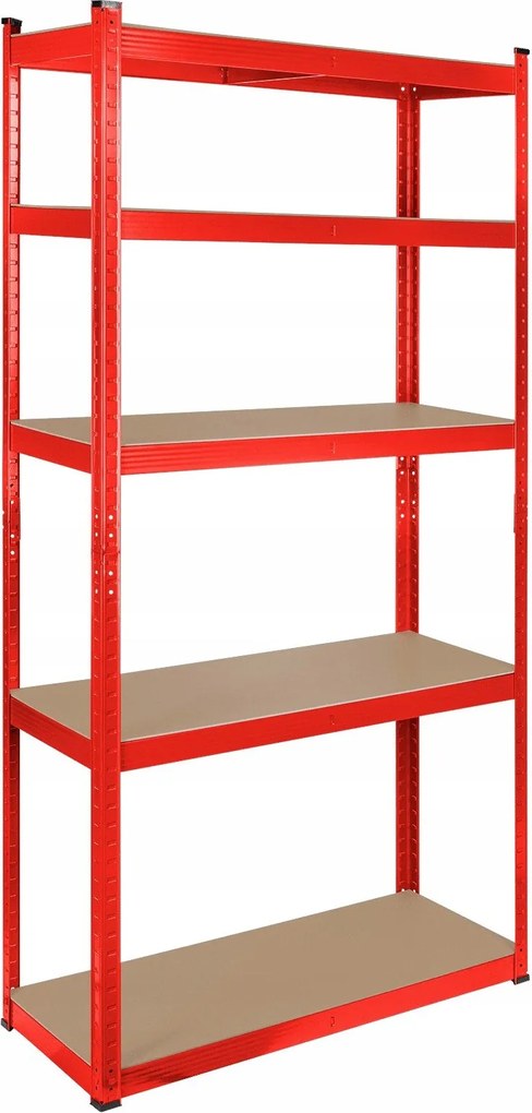 Rebel RB-1251 fém tárolóállvány, 5 polccal, 180 x 90 x 40 cm, 750 kg,