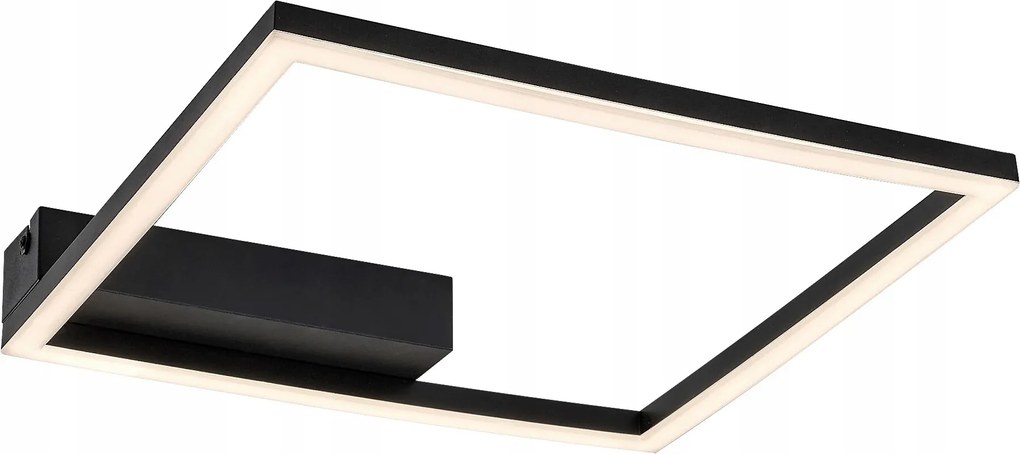 Led mennyezeti lámpa 24W Rabalux Heleth fekete, modern, 33 cm