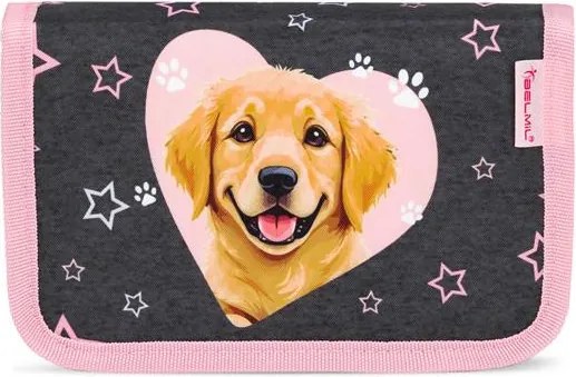 Tolltartó, klapnis, cipzáras, BELMIL Starry Paws, kutya, golden retriever (BL33572257L)