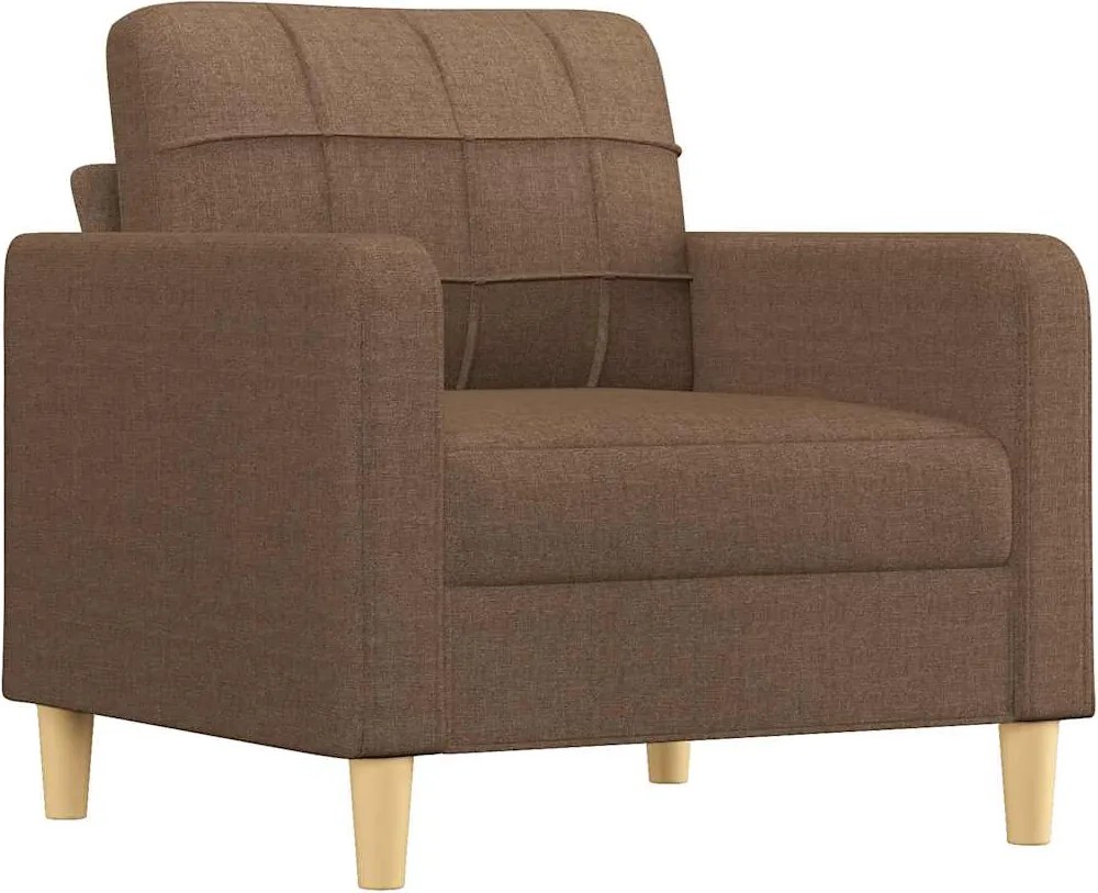 vidaXL barna szövet kanapéfotel 60 cm