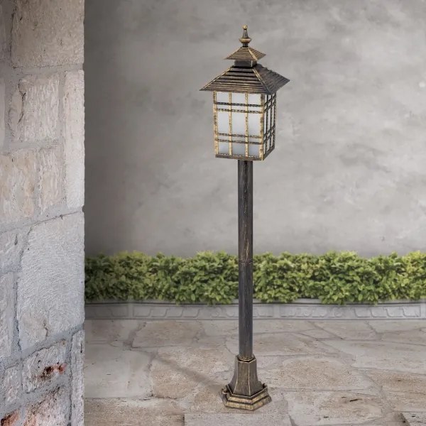 Orion AL 11-1117/1 - Kültéri lámpa KIKO 1xE27/11W/230V IP44 bronz/patinás