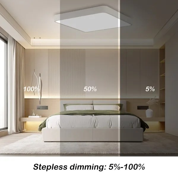 Brilagi - LED dimmelhető lámpa POOL SQUARE LED/36W/230V 3000-6000K 40x40 cm fehér+DO