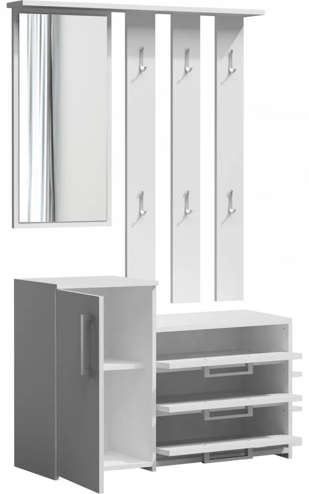 Drohmo Paris előszobafal, fehér