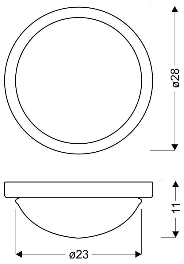 Aranyszínű mennyezeti lámpa üveg búrával ø 28 cm Roda – Candellux Lighting