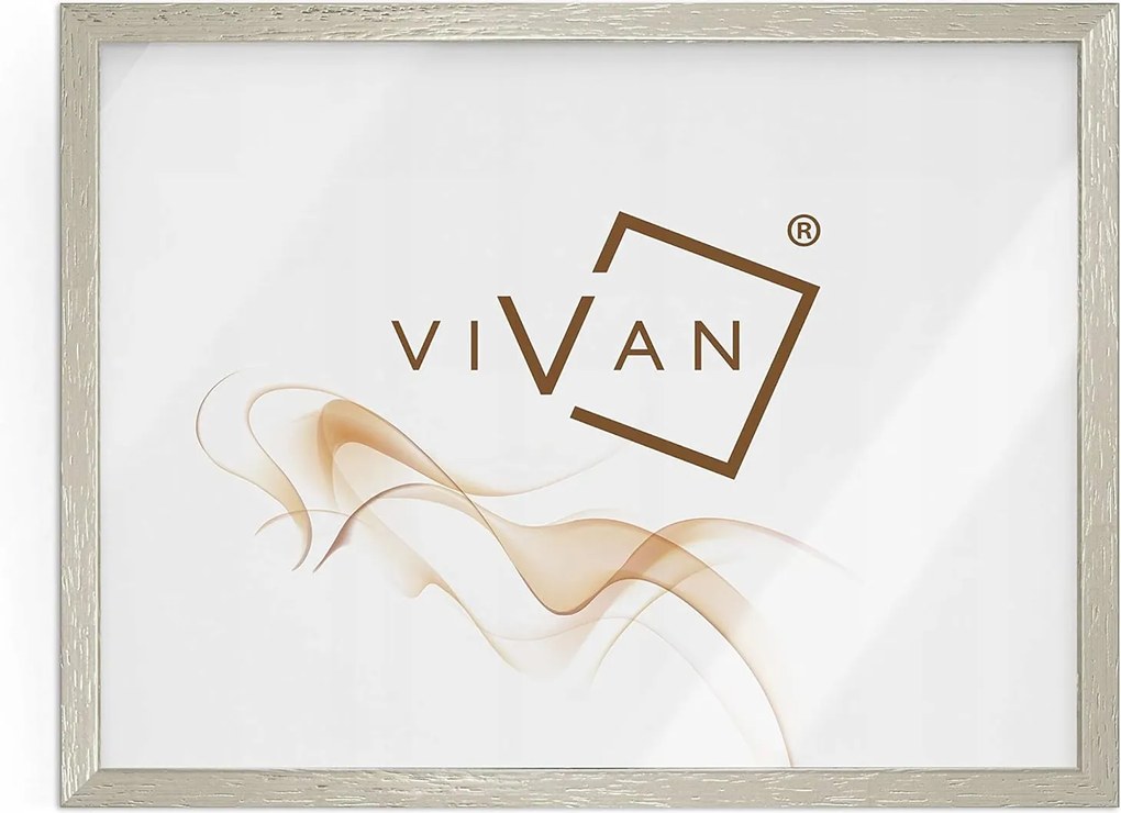 Keret Vivan ezüst, 50 x 70 cm ezüst/fekete 50x70