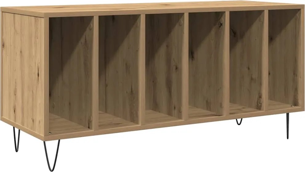 vidaXL Hanglemez szekrény kézműves tölgy 100 x 38 x 48 cm Faanyag