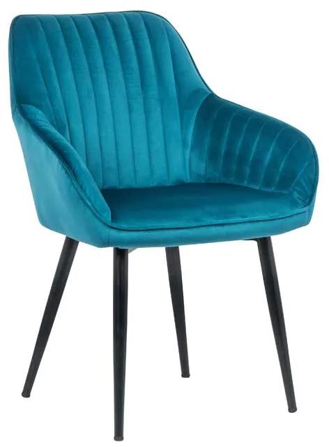 Stílusos szék Esmeralda türkizkék