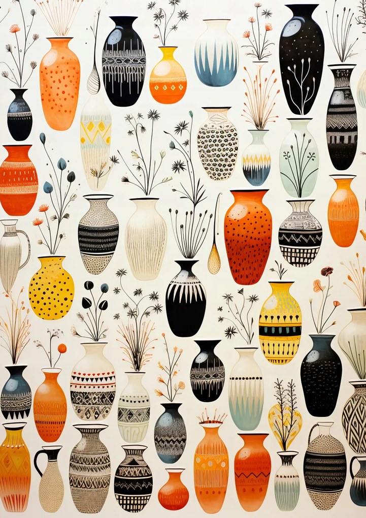 Poszter 29,7x42cm Vázák szimfóniája