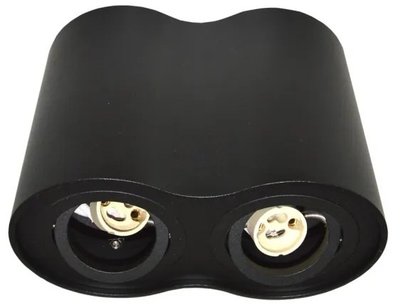 Spotlámpa SIROCO 2xGU10/30W/230V fekete