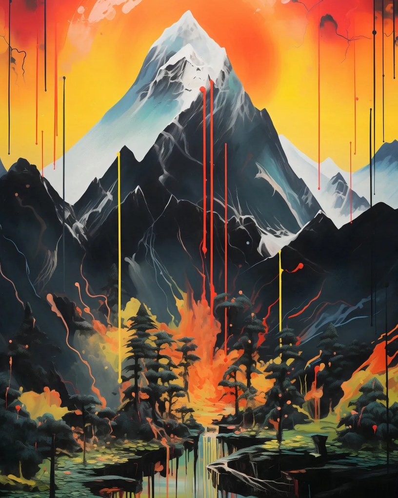 Poszter 40x50cm Hegyi alkímia