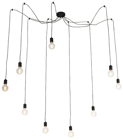 Design lógólámpa fekete 9-lámpás - Cavalux