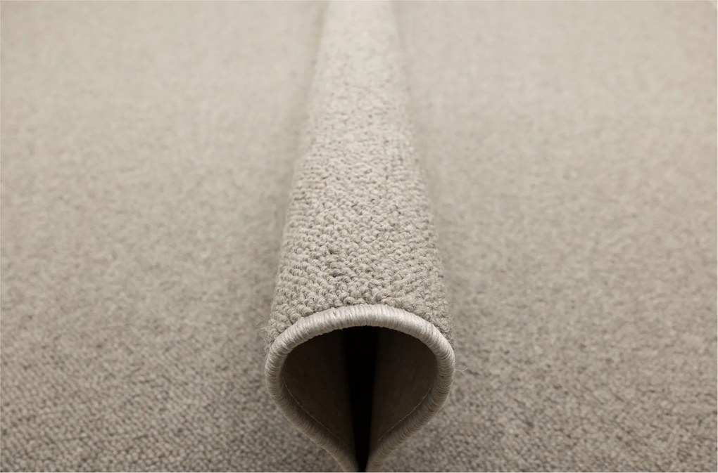 Hurkos Gyapjúszőnyeg Vastag Szövésű Filc Szürke Nelson 200x300 cm