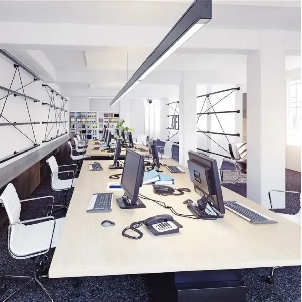 LED Csillár zsinóron SAMSUNG CHIP LED/40W/230V 6400K fekete