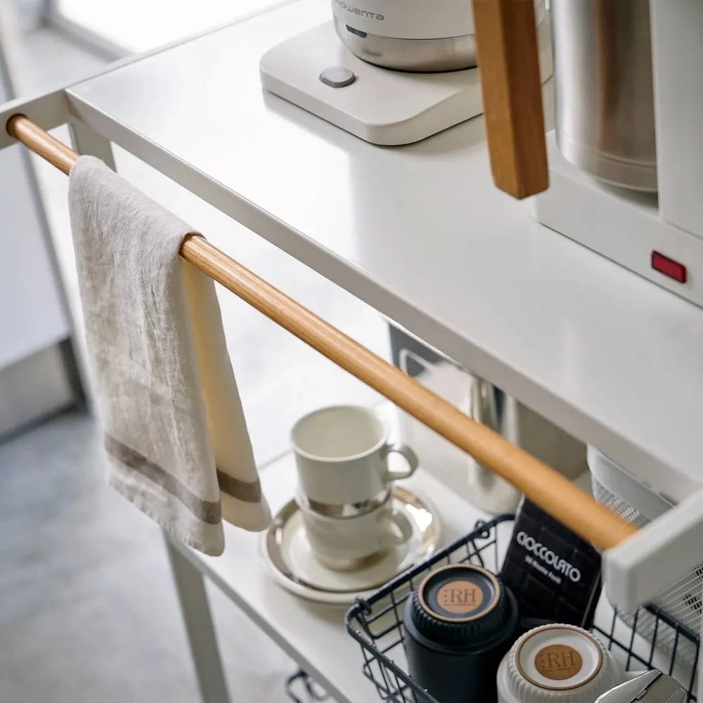 Matt fehér acél polcos állvány 60x90x46,5 cm Tower – YAMAZAKI