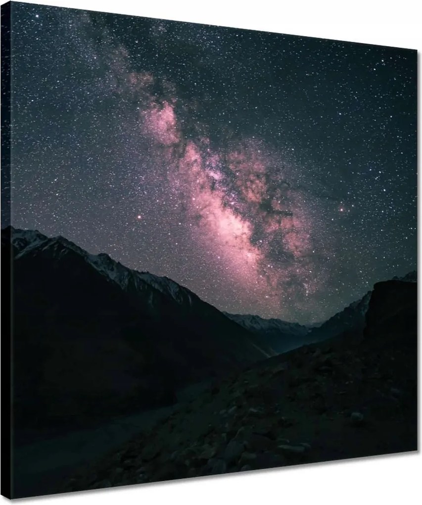 Vászonkép 40x40 Tejút Rakaposhi