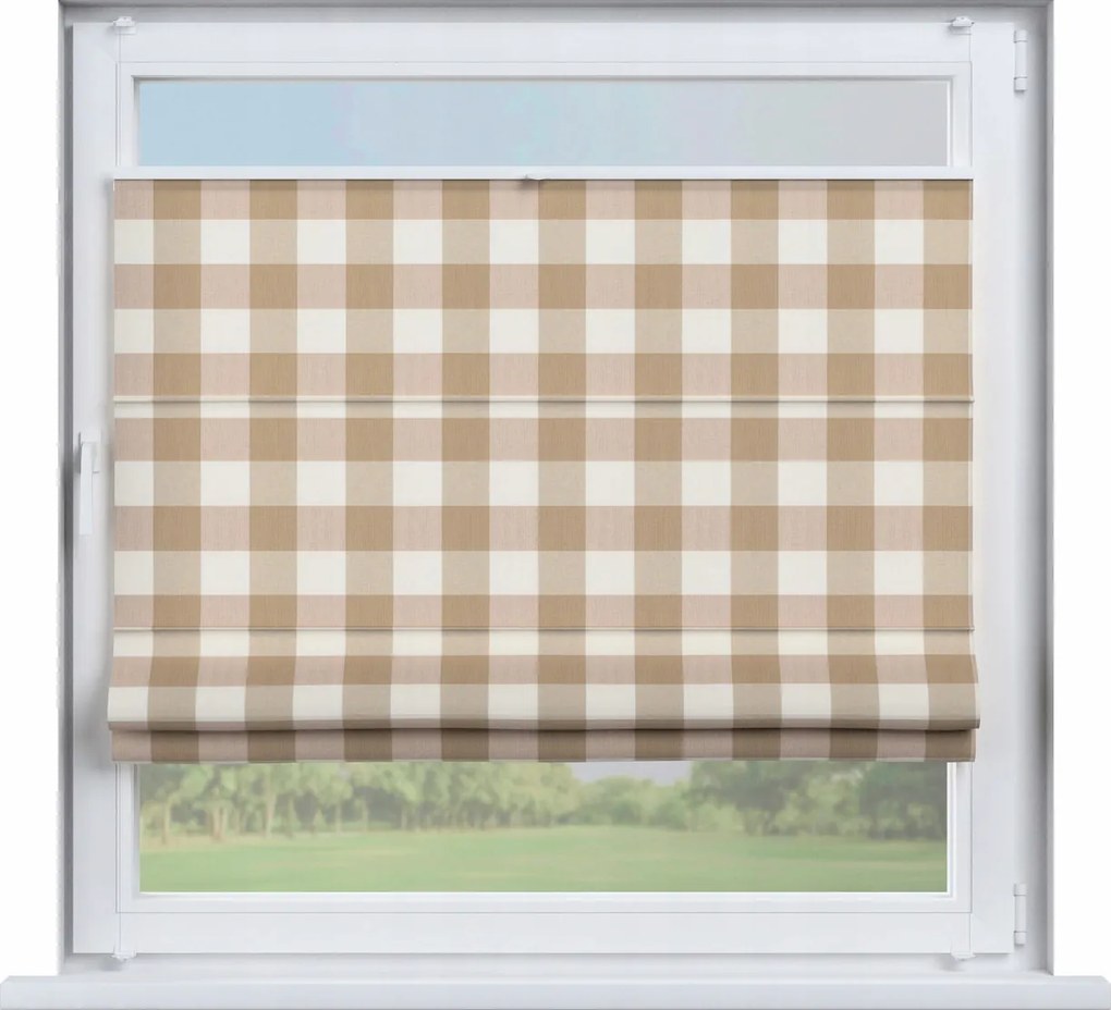 Dekoria Római Szicília pliszírozott roló 130x170 barna árnyalatok