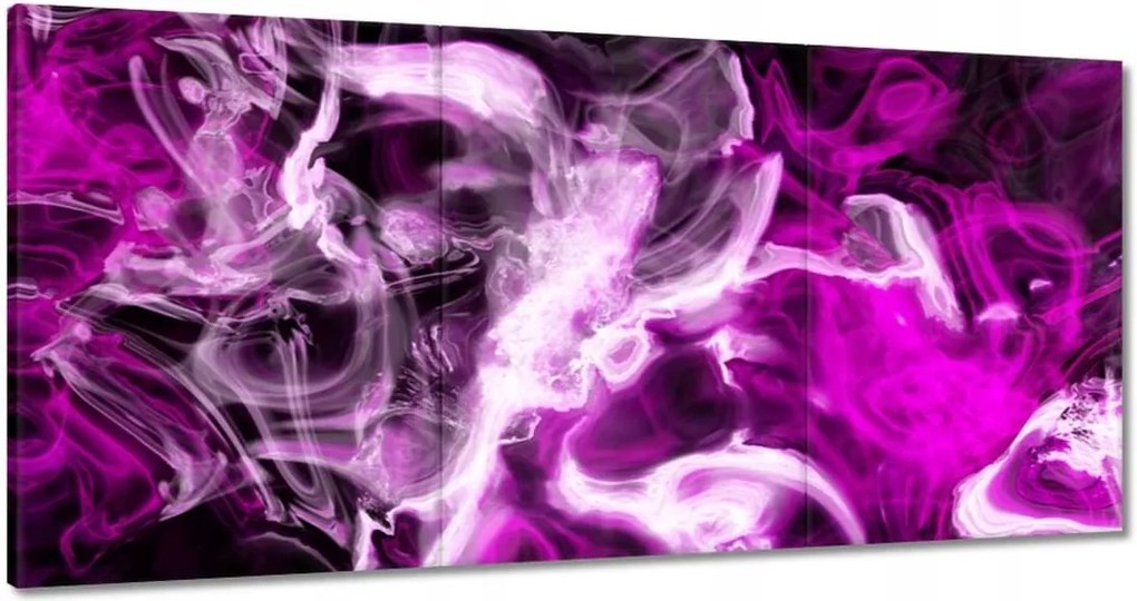 Vászonkép 120x60 Lila lángok