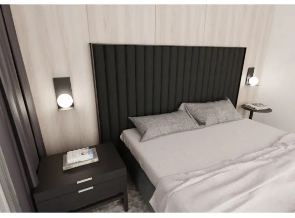 Fali lámpa FORM 1xE14/10W/230V fekete