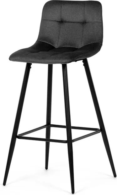 Bárszék szürke szövet kárpitozással - AUB-X7015 GREY2