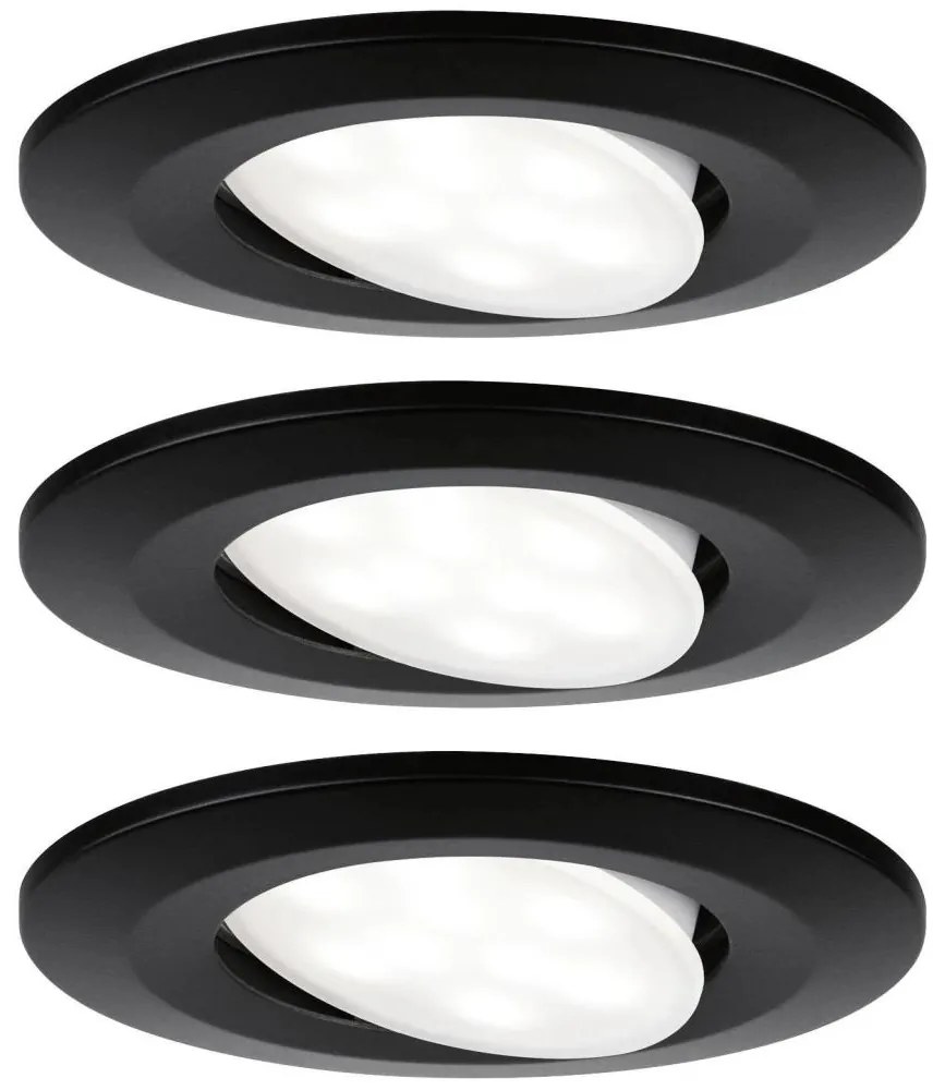 Paulmann Paulmann 99991 - KÉSZLET 3xLED/6W IP65 Fürdőszobai beépíthető lámpa CALLA 230V W3486