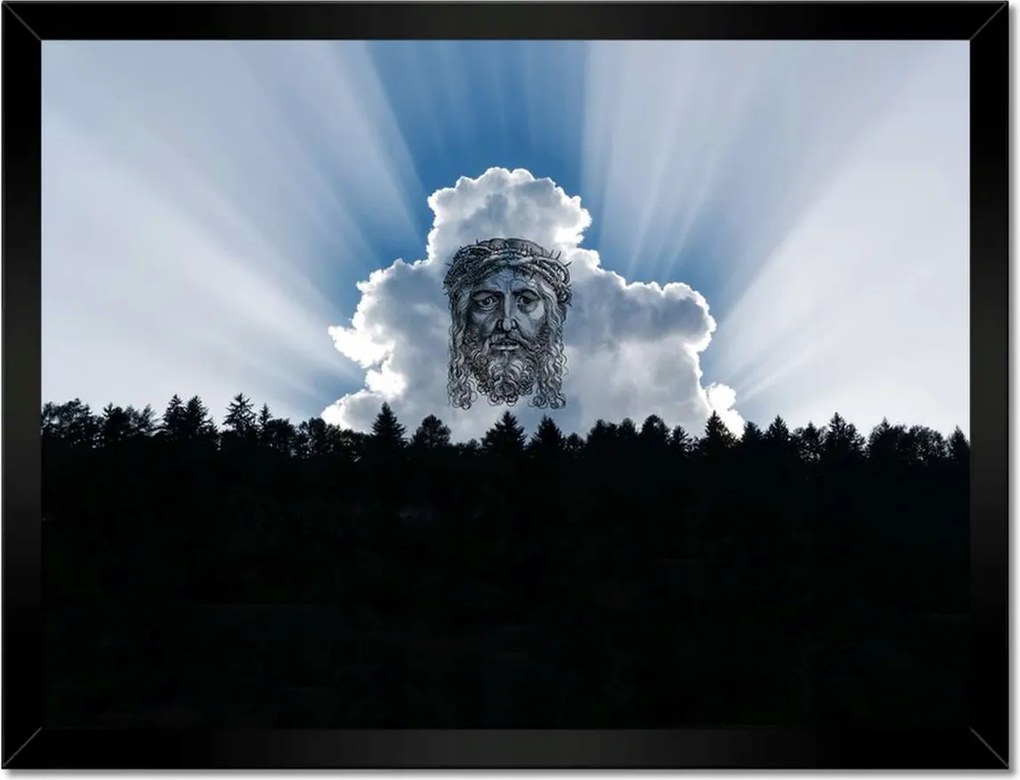 Poszterek keretben 40x30 Jézus Krisztus Mennyország