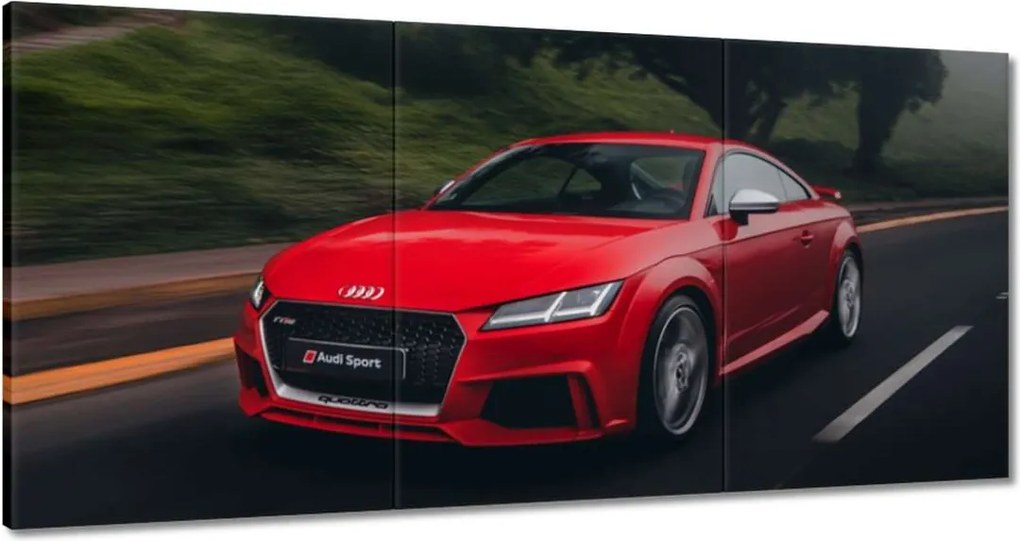 Vászonkép 60x30 Piros Audi Autó
