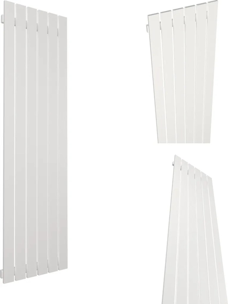 Dekorációs Radiátor FÜGGŐLEGES-R6 1200/450 Fehér Matt Szerkezet