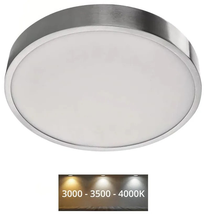 EMOS LED Mennyezeti lámpa LED/28,5W/230V 3000/3500/4000K átm. 30 cm króm EMS957