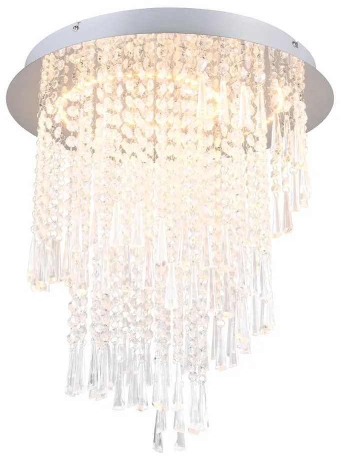 Ezüstszínű LED mennyezeti lámpa ø 45 cm Pomp – Reality