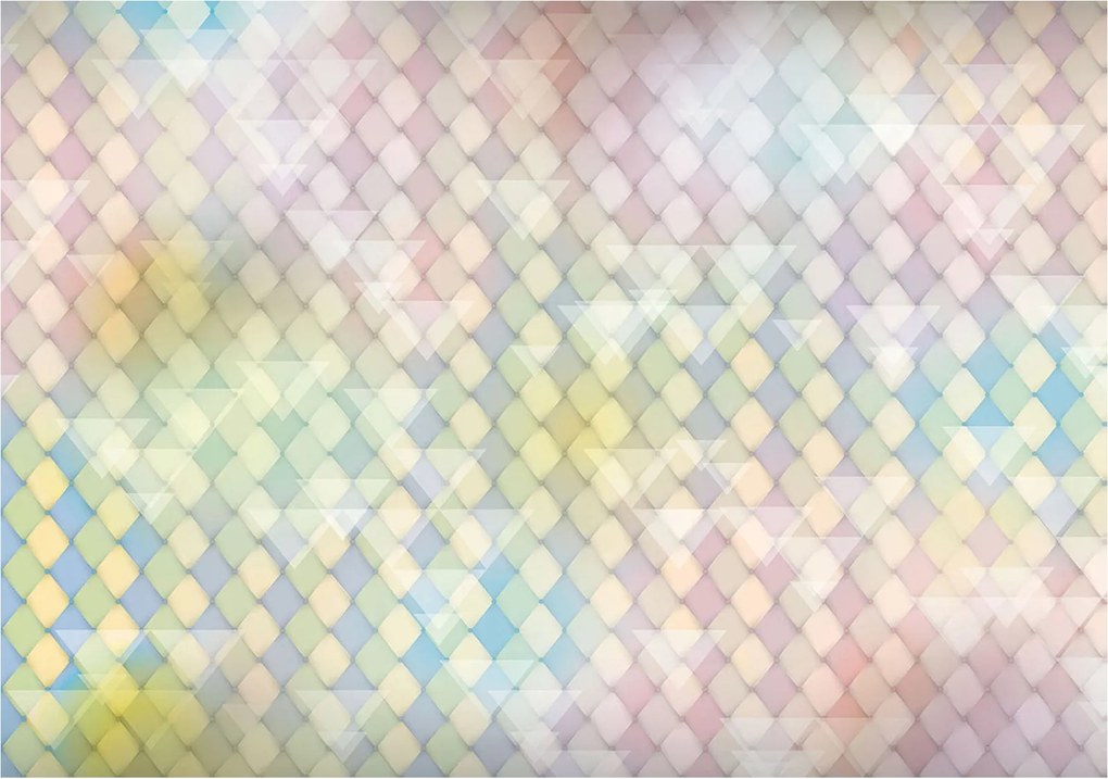 Fotótapéta Rombuszok és háromszögek geometria skandináv stílus 254x184 +ragasztó