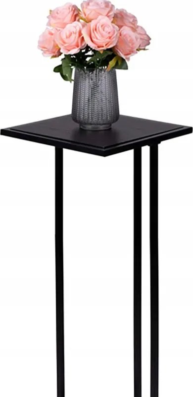 Arti Casa Oldalsó asztal, segítő 75 cm (fekete)