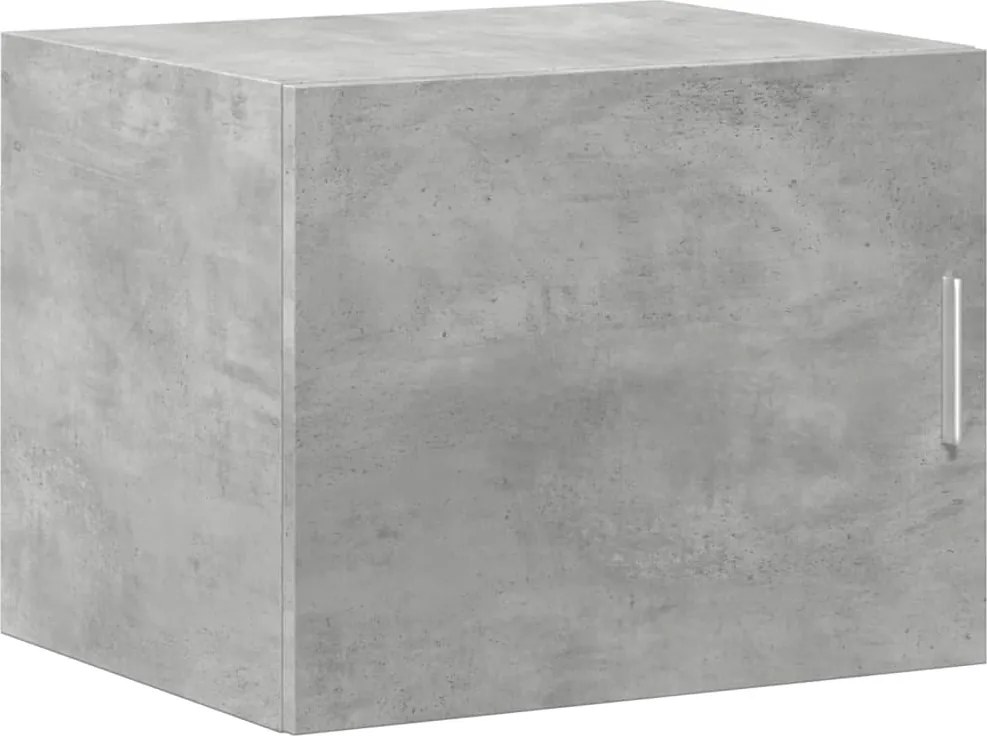 vidaXL betonszürke szerelt fa faliszekrény 50 x 42,5 x 40 cm