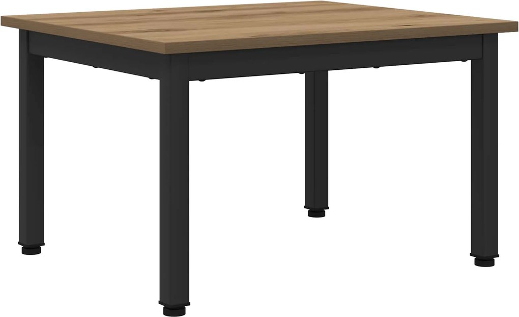 vidaXL Dohányzóasztal Művészi tölgy 60 x 50 x 36 cm Faanyag
