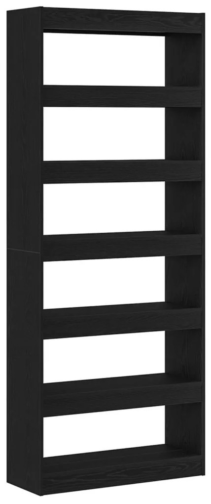 Fekete Tölgy Könyvespolc Fekete tölgy Szerelt fa 80 x 30 x 198 cm