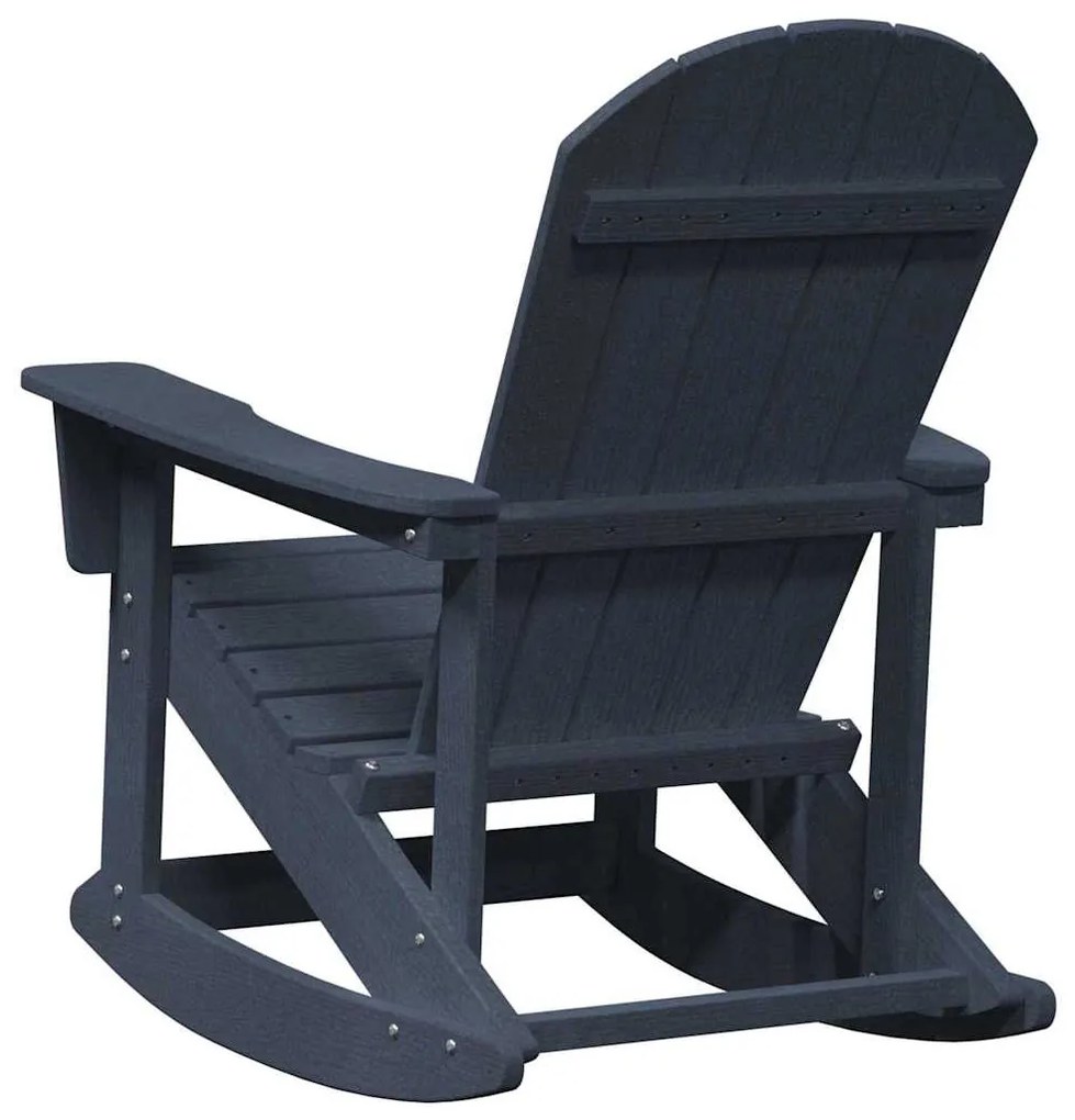 Adirondack hintás székek 2 pcs Tengerészkék HDPE