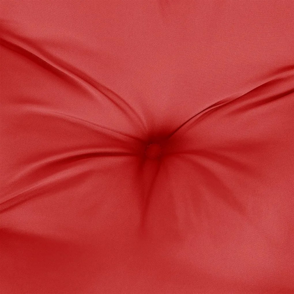 piros oxford szövet kerti padpárna 200 x 50 x 7 cm