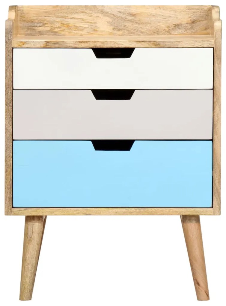 Tömör mangófa éjjeliszekrény 47 x 35 x 63 cm