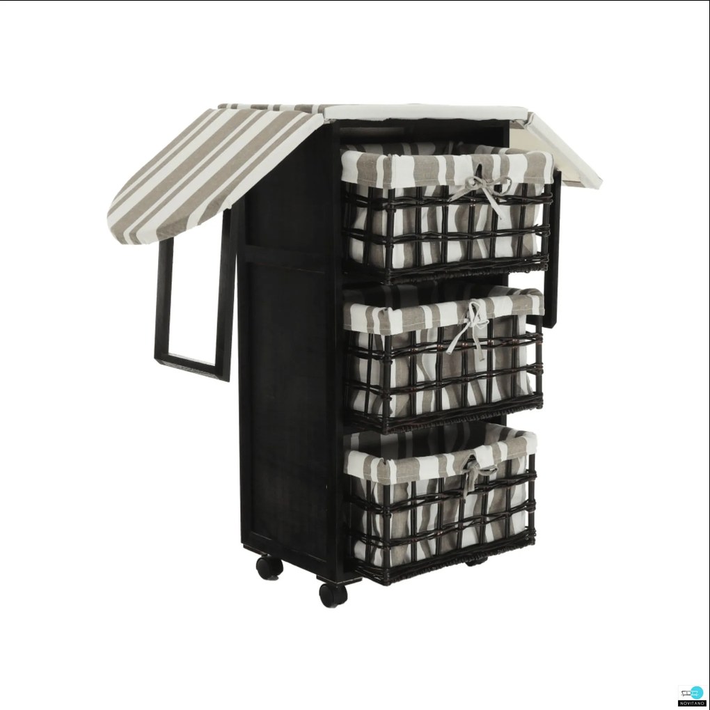 Vasalódeszka, sötétbarna, BOND 2