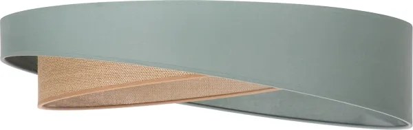 BRILAGI-LED Mennyezeti lámpatest VELVET TWIST LED/24W/230V 4000K átm. 55 cm zöld/bézs.