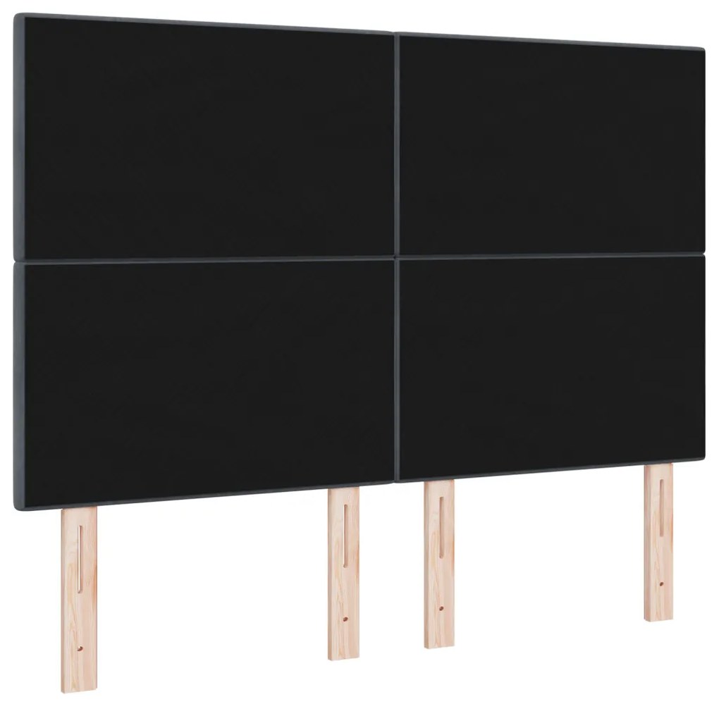 LED Fejtámla Sötétszürke 72 cm Bársony